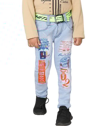 Fourfolds Pack of 1 Boys Cotton Blend Jeans ( Multi )