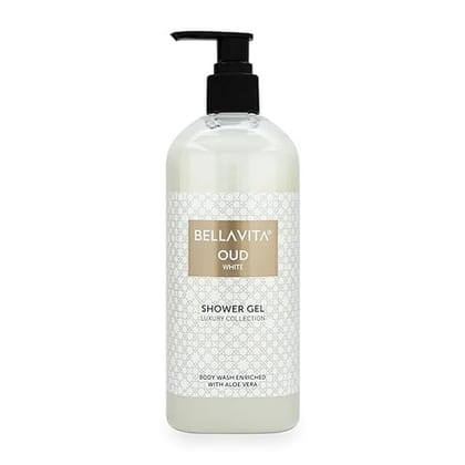 BELLAVITA Luxe Oud White Shower Gel Enriched with Exotic Woody And Musky Notes 250ml BELLAVITA Luxe Oud White Shower Gel Enriched with Exotic Woody And Musky Notes 250ml