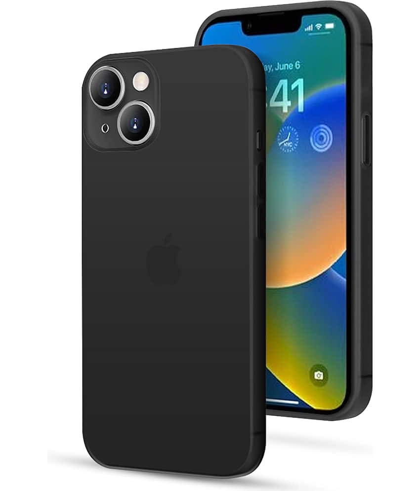BIG WINGS Plain Cases Compatible For Polycarbonate Apple iPhone 15 Plus ( Pack of 1 )
