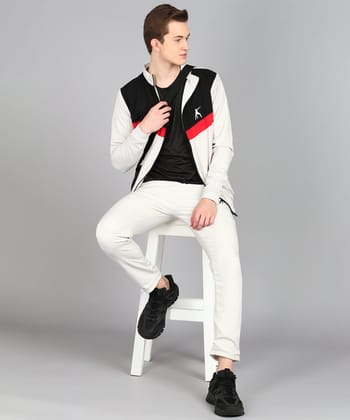 Preen Colorblock Men Track Suit Set Black-M / Black
