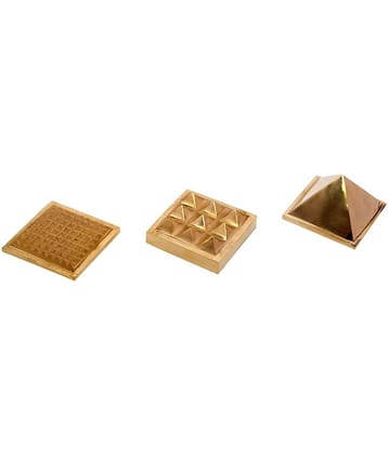 Yak International Brass Pyramid For Good Energy And Gift