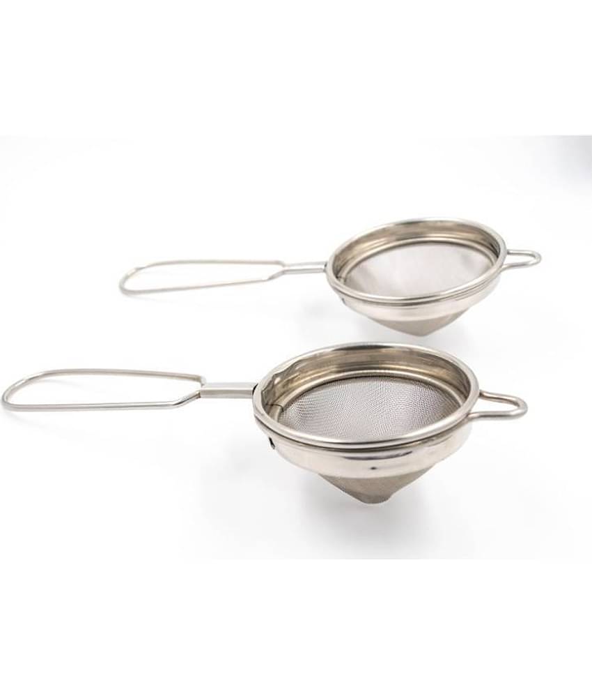 i WARE Steel 2 Pcs Tea Strainer