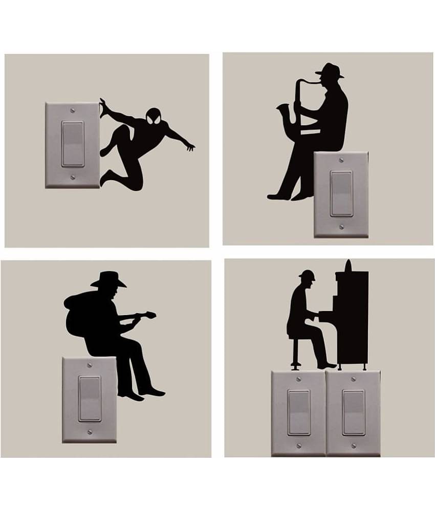 Asmi Collection Funny Light Switches Switch Board Sticker ( 10 x 8 cms )