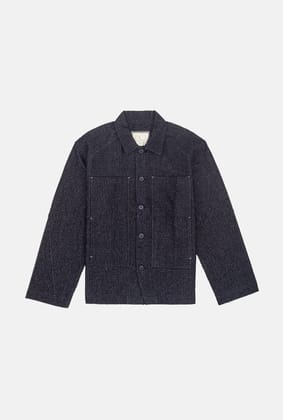 DRIFT OVERSHIRT-NAVY BLUE / S
