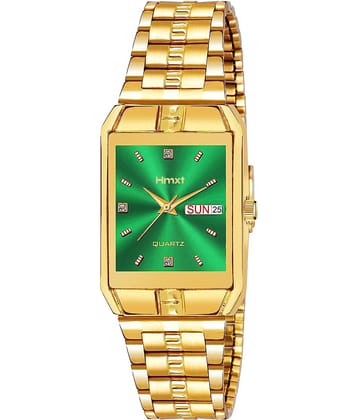 HMXT Gold Stainless Steel Analog Men's Watch