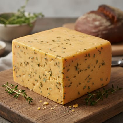 Thyme Cheddar Cheese 200g