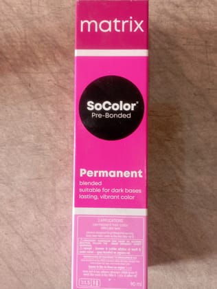 Matrix socolor pre-bonded permanent blended suitable for dark bases lasting vibrant color