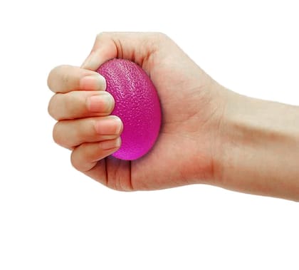 DJ Support I Egg Shape Exercise Gel Ball I Stress Relief I Hand & Wrist Pain Relief I Grip Muscle