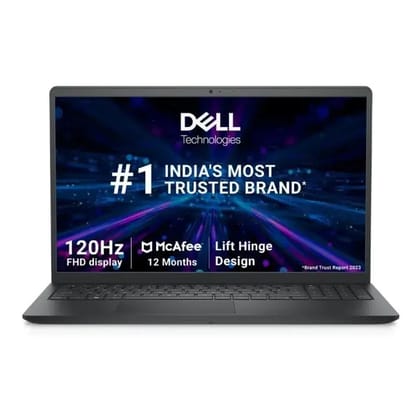 Dell Inspiron 3535 Laptop, AMD Ryzen R3-7320U, 8GB, 512GB, 15.6" (39.62cm) FHD WVA AG 120Hz Display, Win 11 + MSO'21