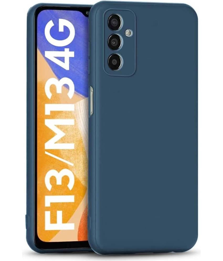 Case Vault Covers - Green Silicon Plain Cases Compatible For Samsung Galaxy F13 ( Pack of 1 )