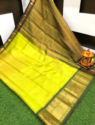 MANGALGIRI PURE TISSUE SILK SAREES