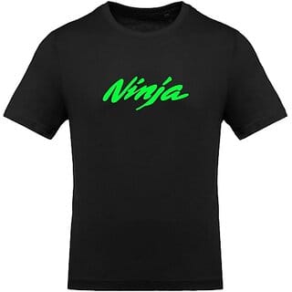 FastB Men Typography Round Neck Black T-Shirt