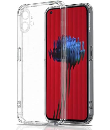 Case Vault Covers - Transparent Silicon Silicon Soft cases Compatible For Nothing Phone 1 ( Pack of 1 )