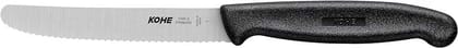 KOHE Stainless Steel Utility Kitchen Knife(Wide Serrated, Assorted Colour) for Slicing Fruits & Vegetable