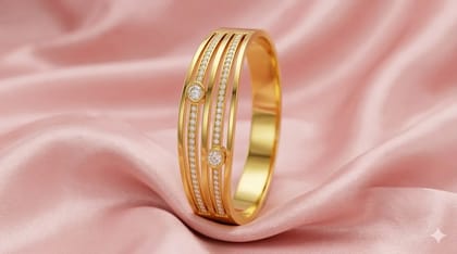 Vardaan Crystalx Women's Anti Tarnish diamante bracelet, 18k gold plated perfect for everyday wear Elevate your ensemble with this sculptural gold-plated diamante bracelet Vardaan Crystalx Women's Anti Tarnish diamante bracelet, 18k gold plated perfect for everyday wear Elevate your ensemble with this sculptural gold-plated diamante bracelet