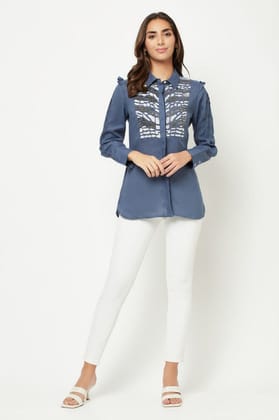 Blue Linen Shirt