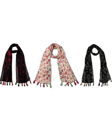 stolevilla Multi Printed Poly Cotton Yarn Stoles