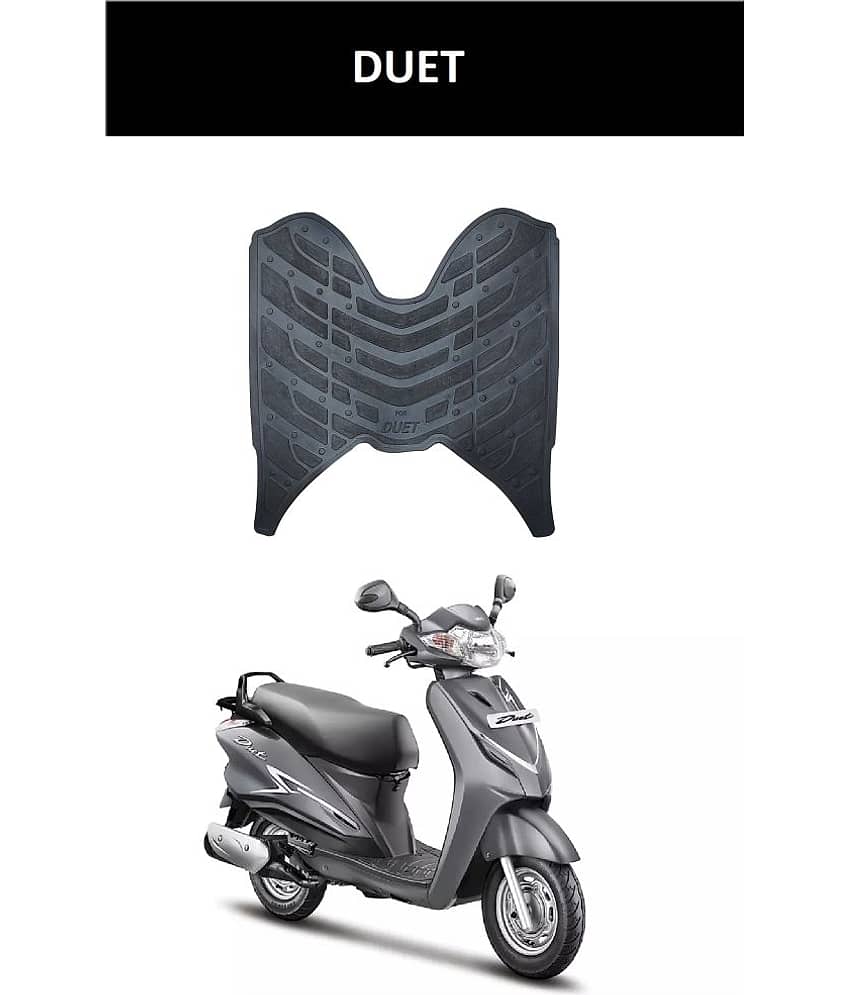 Autoxygen Anti skid Scooter/Scooty Foot Mat Rubber Floor Mat Accessories for Hero Duet