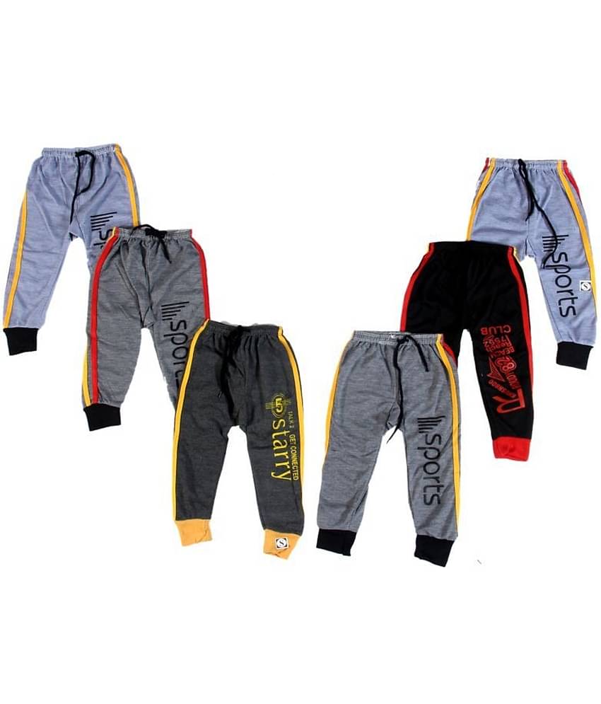 DIAMOND EXPORTER Pack of 6 Baby Boys Polyester Trackpant ( Multicolor )