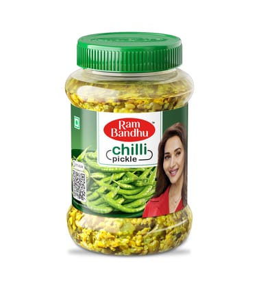 Ram Bandhu Chilli Pickle, 200 gm Jar