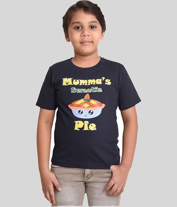 Neo Garments Pack of 1 Boys Cotton Polo T-Shirt ( Navy Blue )