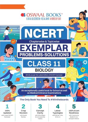 OSWAAL NCERT EXEMPLAR PROBLEM SOLUTION BIOLOGY CLASS 11 FOR EXAMS -OS11BIOEXSOL [Paperback] [Oct 30, 2024] Arihant