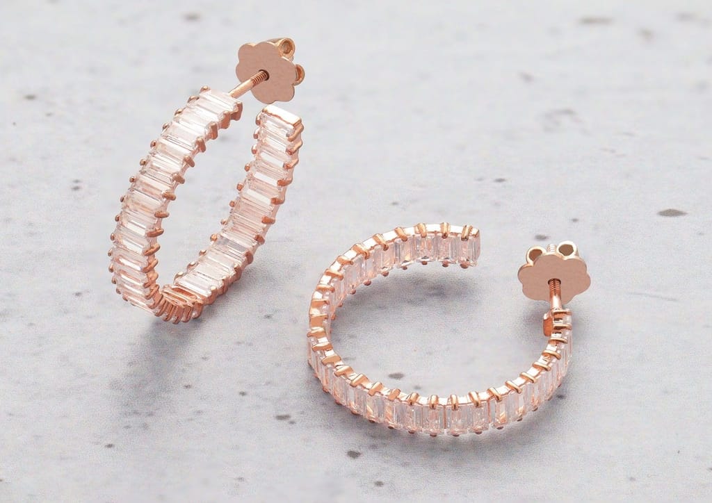 Luminous Hoop Earrings
