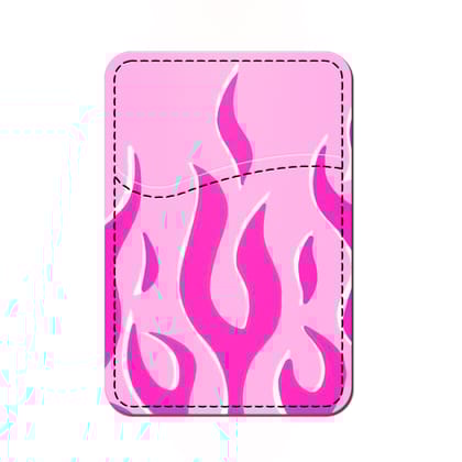 Card Wallet Barbie theme flame