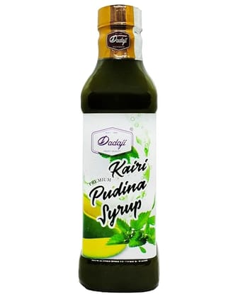 Dadaji Kairi Pudina Syrup - Refreshing and Tangy Raw Mango Mint Sharbat (750ml)