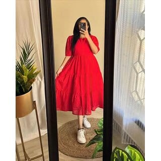 KurtaKrezi Cotton Short Gown