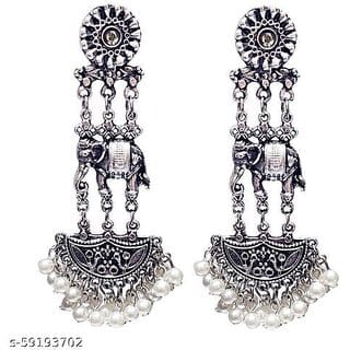 Essential Oxidised Earrings  Studs for women
