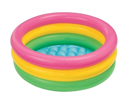 Intex Inflatable Baby Pool, Multi Color (2-feet) Intex Inflatable Baby Pool, Multi Color (2-feet)