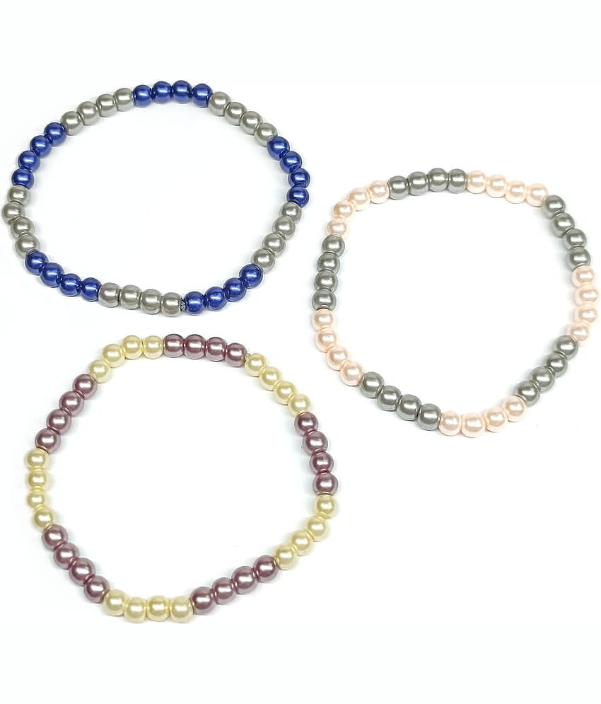 DAIVYA WELLNESS - Multicolor Bracelet ( Pack of 3 )