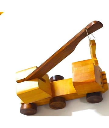 PETERS PENCE- Wooden Crane Toy Game for Kids ( Pull Along)