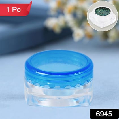 Plastic Empty Round Makeup Jar Pot Travel Cream Powder Cosmetic Container (1 Pc)