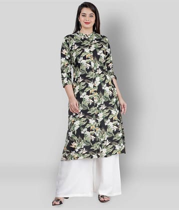 MAUKA - Multicolor Straight Rayon Women's Stitched Salwar Suit ( Pack of 1 )