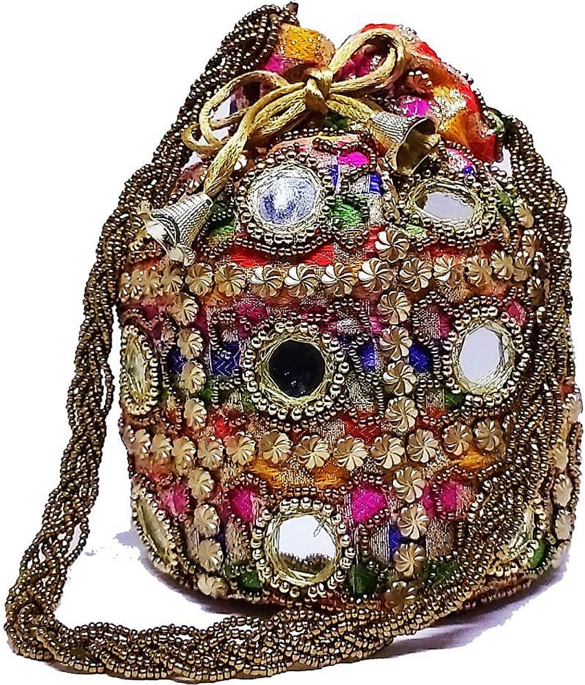 Bulbul Multi Silk Potli