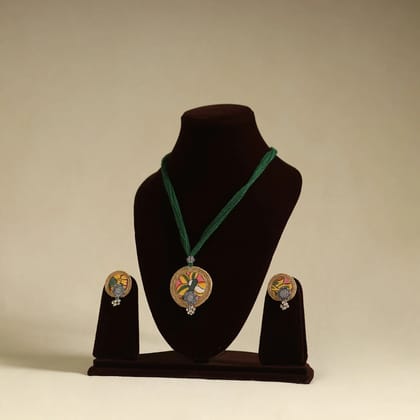 Multicolor - Handmade GS Jute Fabart Necklace Set 12
