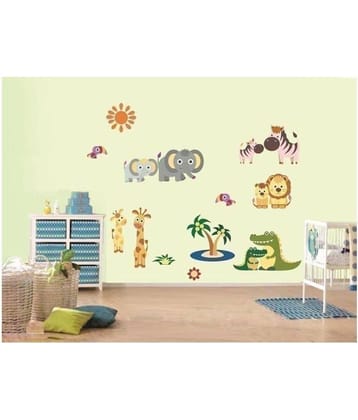 Print Mantras animal Animals Sticker ( 130 x 130 cms )