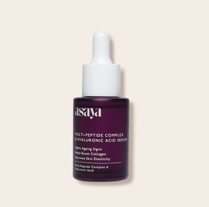 5% Multi Peptide Complex & Hyaluronic Acid Serum for Face, Collagen Booster