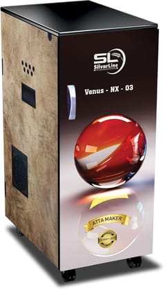 SILVERLINE VENUS-NX-03 Automatic Domestic Flour Mill Machine, Atta Chakki, Aata Maker, Ghar Ghanti, Flour Mill for Home