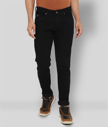 HJ HASASI - Black Cotton Regular Fit Men's Jeans ( Pack of 1 )