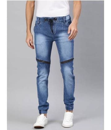 Urbano Fashion - Light Blue Cotton Blend Slim Fit Men's Jeans ( Pack of 1 )
