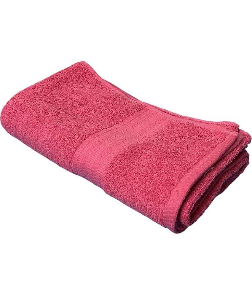 Finesse Decor Cotton Self Design 500 ( Pack of 1 ) - Pink