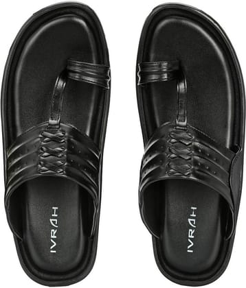 IVRAH Tan Men's Leather Slipper