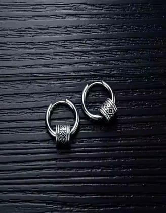 Crux Hoop Earrings-Pair