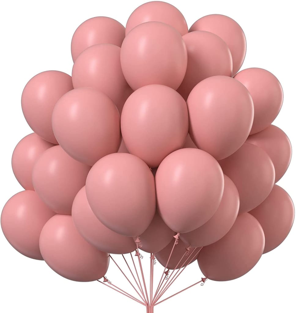 Blush Pink Premium Latex Balloons 10" - 50PC - Party and Festive Needs | Buy online on ZillyBuy
