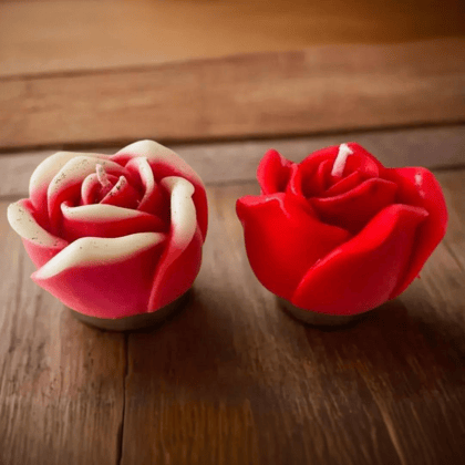 French Rose with our hand-poured soy wax flower candles French Rose with our hand-poured soy wax flower candles
