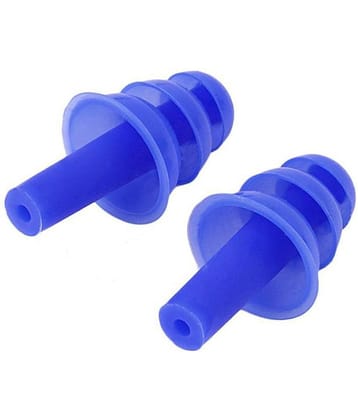 ROYALDEAL soft silicone noise reduction Ear Plugs Blue Ear Plug