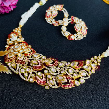Nayaab Ganesh Polki Neckpiece